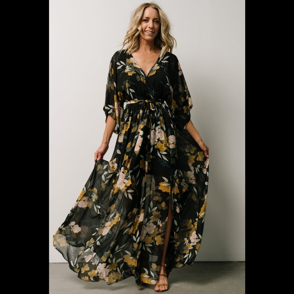 Baltic Born Kia Kimono Maxi Dress.